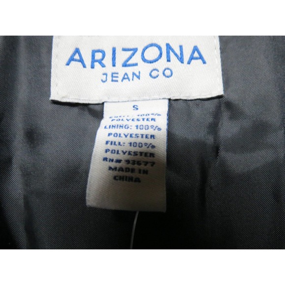 Arizona Juniors Size Small Red Black Plaid Puffer Coat NWT - Picture 6 of 8